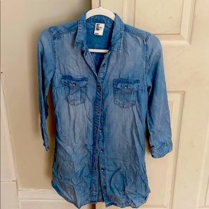 Denim blue jean dress